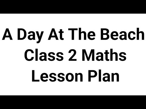 A Day At The Beach Lesson Plan