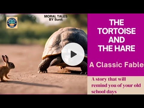 The Tortoise and the Hare, Moral Stories for kids and Night time stories.