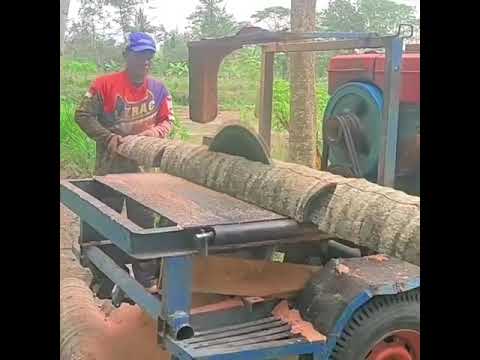 Pembuatan bahan usok 4*6 dengan geraji rakitan disel/srekel