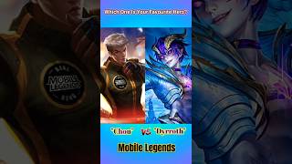 Dyrroth VS Chou | Mobile Legends Counter Hero | MLBB Best Heroes #mlbb #shorts #mobilelegends #chou