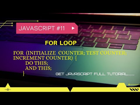 for loop | for loop in javascript | javascript tutorial #11