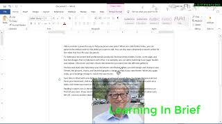 How To Do Special Object Selection In MS Word