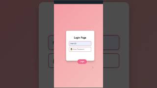 Funny Login Page  | HTML, CSS & JavaScript