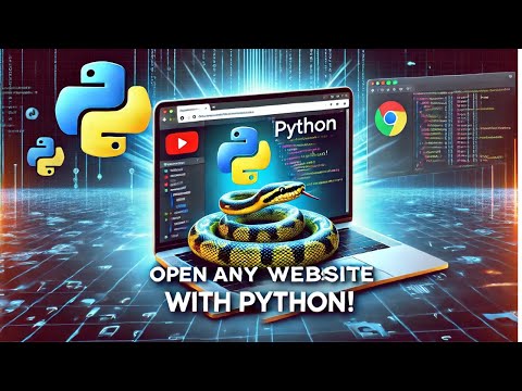 how to  open any website in python