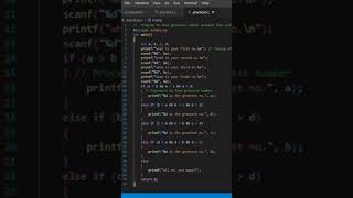 Program to find greatest number | CodeIsLove | #cprogramming #programming #coding #computerscience