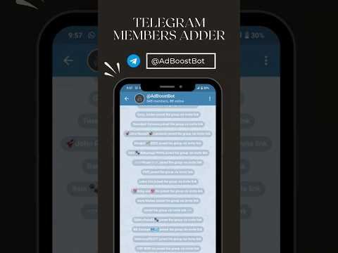 Telegram Members Adder Bot @AdBoostBot 🚀