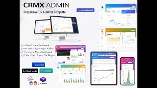 CRM Responsive Bootstrap Admin Dashboard Template