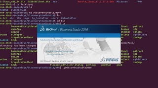 How to install Discovery Studio Visualizer in Linux OS.