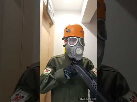 Post apocalyptic firefighter (read description)  #airsoft #loadouts #airsoftshorts #firefighter