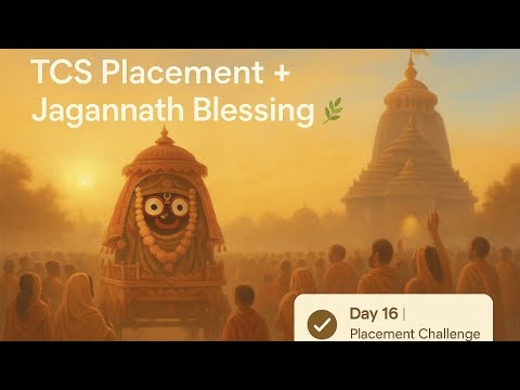Day 16 | TCS NQT 2025 Placement Process 🔔 | ₹3.5 – ₹11.5 LPA | Jagannath Niladri Bije Blessings 🌼
