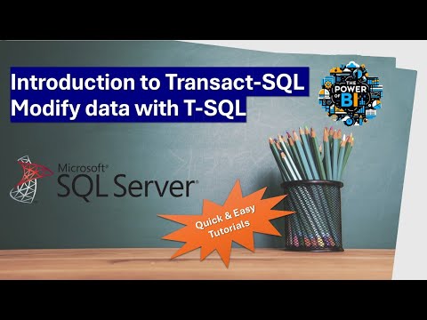 Intro to T-SQL Part 06: Modify data with T-SQL 🔄📊 #sql #sqlserver #tsql