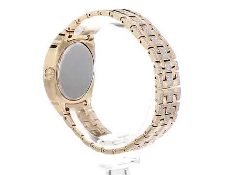 Bulova Men's Crystal Phantom 3-Hand Date Quartz Cushion Shaped Case Watch, Pave Crystal Dial, 40mm.