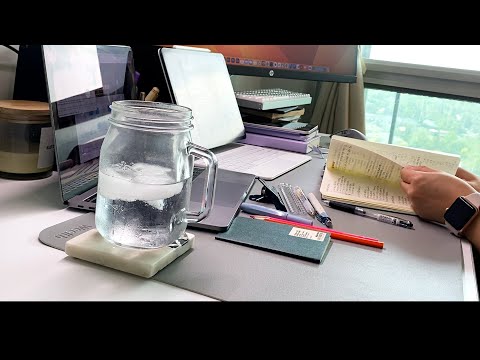 EP.9 - 2 HOUR STUDY WITH ME ⎢Pomodoro 50/10, Background noise, 10-min Break, No music