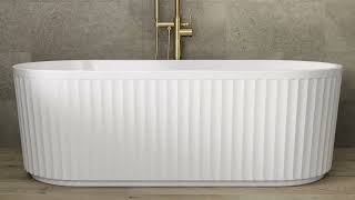 Bathrooms To Love Striata Fluted Bath
