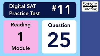 Digital SAT 11, Reading Module 1, Question 25
