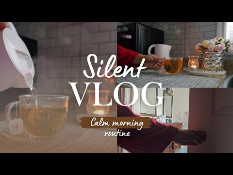 Silent vlog | calm self care morning routine & cozy walk | shein shopping haul | mukta's silent vlog