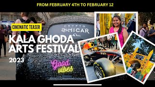 🐎 Kala Ghoda Art Festival 2023 - Biggest Street Art Festival of India | Cinematic teaser | Mumbai |