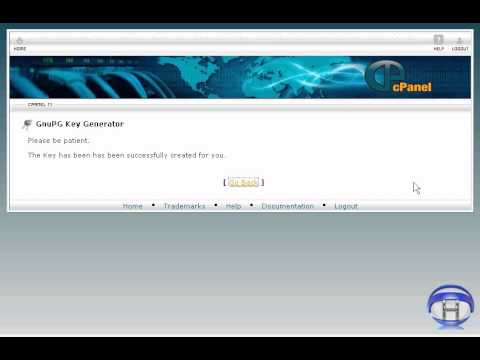 [cPanel Tutorial] How to add a GnuPG Key