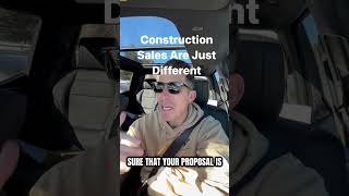 Construction sales require time.