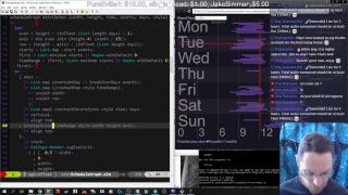 Elm, Twitch API: caching is hard; maybe some data visual design later.