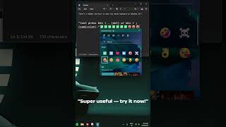 "Secret Emoji Keyboard on Windows 11! 😎 (Easy Trick)" #windows11 #pctricks #windows #windowstips