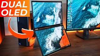 This OLED Monitor Folds Like a Laptop…It’s Kind of Insane for ACTUAL Work.