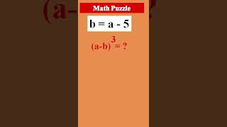 Tricky Math Puzzle #shorts #mathpuzzles #mathchallenge