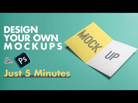 Design your own Professional Mockup in 5 Minutes | Adobe Photoshop CC 2020 Tutorial