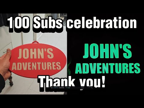 Celebrating 100 Subs… With a Glowing Logo