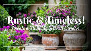 French-Inspired Small Garden Ideas: Timeless Elegance & Rustic Beauty