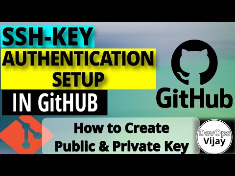 SSH-KEY Authentication Setup in Github UI | Create Public and Private Key in Git Bash | GIT Tutorial