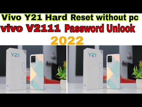 vivo Y21 Hard Reset without Pc | How to Hard Reset vivo Y21| Forgotten  Password Pattern Pin unlock