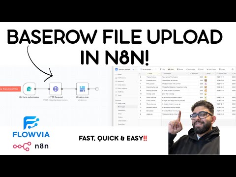 Upload Files to Baserow in n8n (No Code + Baserow API Integration)