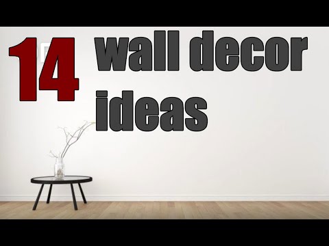 14 Wall Decoration Ideas for Boring-Empty Walls - how to make dollar tree and other decors.