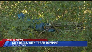 trash dumping