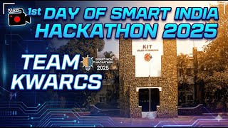SIH 2025 Day 1 – Full Hackathon Experience#sih2025 #smartindiahackathon#codinglife