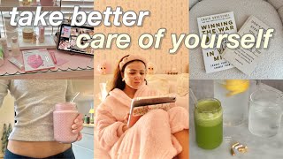 a SELF CARE day 🍵 ways to take better care of yourself