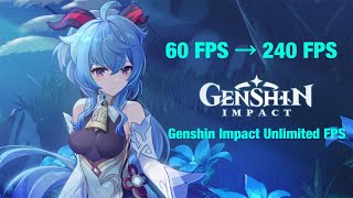 How to get over unlimited FPS in Genshin Impact. Fps uncapped.