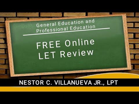 LET Exam: GenEd 2018-2019 Questions