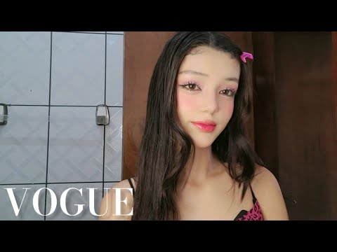 Pretending to be in Vogue - my daily makeup 💋