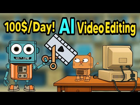 Ho I Make $100/Day Editing Videos with These 3 AI Tools? | No Experience Needed !