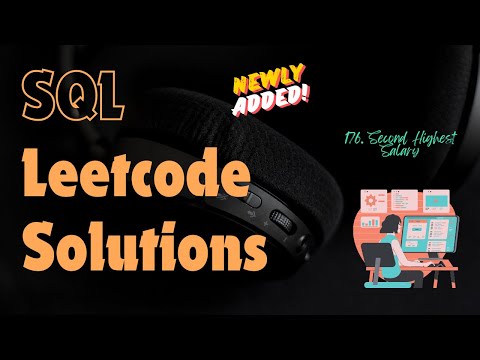 leetcode interview question| 176. Second Highest Salary