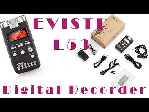 Digital Recorder Evistr L53 - Recensione e Guida all'uso