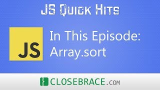 JS Quick Hits 30 - Array.sort