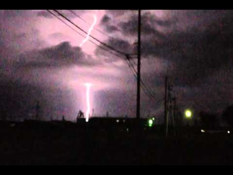 Lightning struck at my place of work.