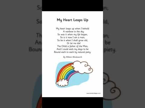 #Wordsworth's poetry and perfect for classroom displays #studylover #literature #child #rainbow