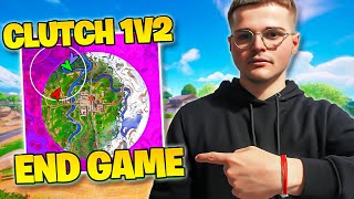 TUTORIAL on HOW TO CLUTCH 1V2 in a TOURNAMENT on FORTNITE 🧠😈
