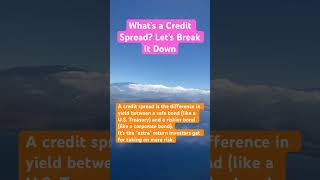 What’s a Credit Spread? Let’s Break It Down #financeeducation