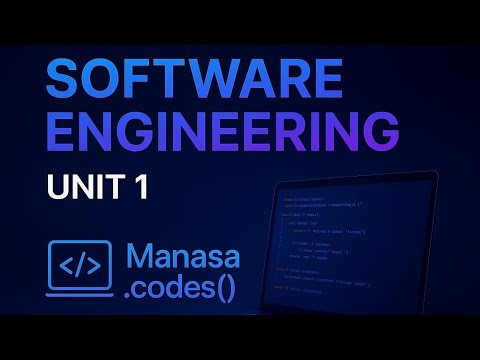 Introduction to software engineering |unit 1|part 1|telugu