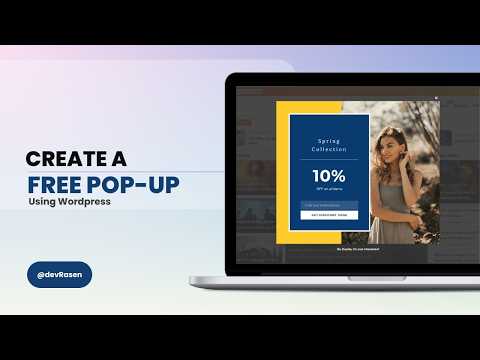 Create Free Popups in WordPress | devRasen | Free Popups in WordPress Using Hustle